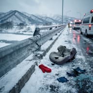 【北海道】乗用車が橋の欄干に衝突する事故 2歳女児が意識不明の重体 計５人搬送 北海道白老町のサムネイル