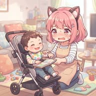 ツバメとスズメ隣同士で子育てのサムネイル